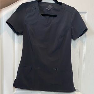 Cherokee Infinity Gray Scrub Jogger and Top Set